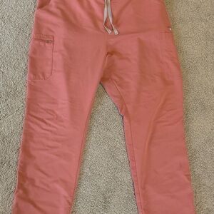 Figs mauve scrub pants